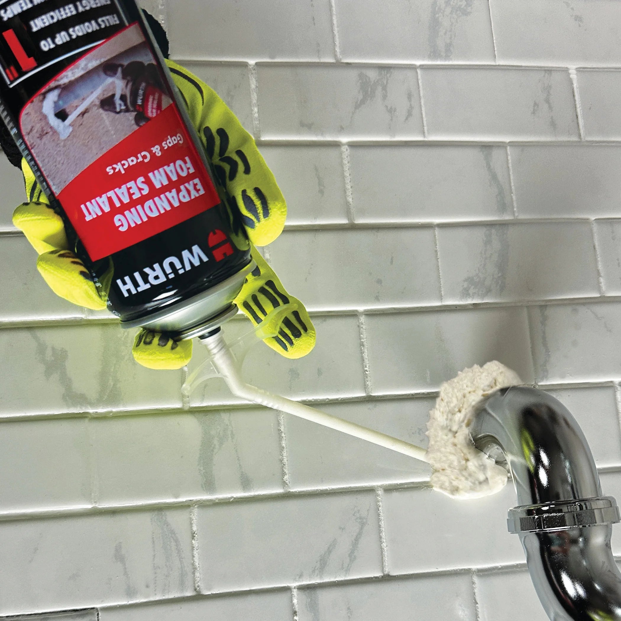 12Oz Expanding Foam Sealant for Gaps and Cracks up to 1 Inch - Insulating Spray Foam