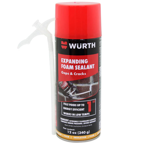 12Oz Expanding Foam Sealant for Gaps and Cracks up to 1 Inch - Insulating Spray Foam